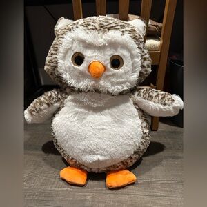 22" Plush Gray Owl Goffa